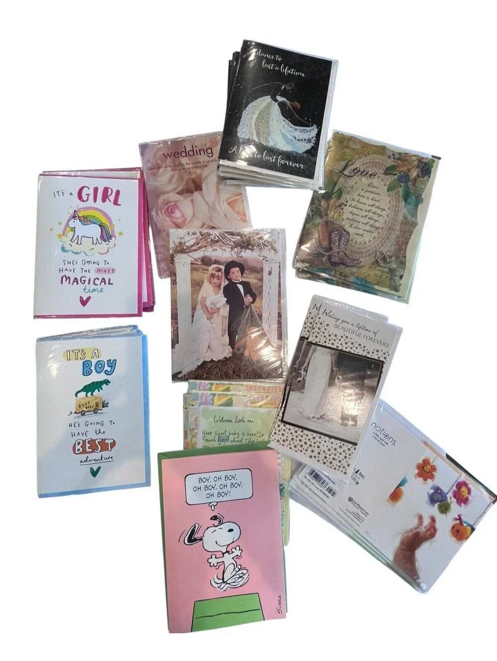 Greeting Cards-Wedding and New Baby Bundle 32 Cards & Envelopes New GC109